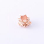 Prívesok – lotosový kvet rose gold G121-2X