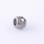 Prívesok – lesklý s hviezdou gunmetal strieborno-čierny G124-9T