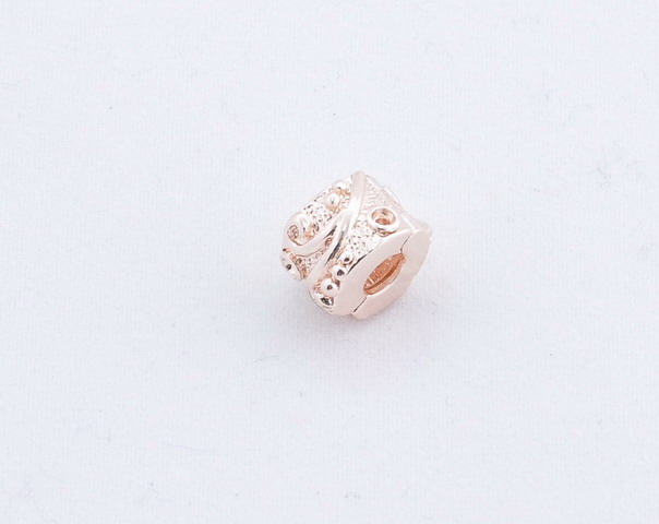 Klipový prívesok – ružovo-zlatý s ornamentami G147-2X