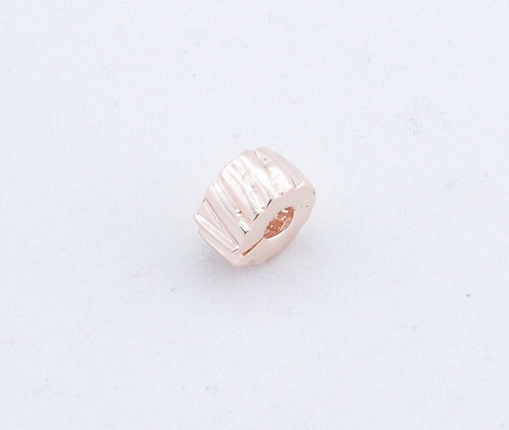 Klipový prívesok – pásiky rose gold G152-2X