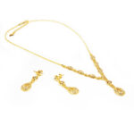 Elegantný set v zlatej farbe L008