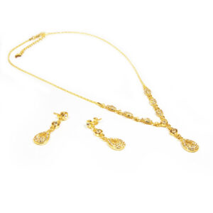 Elegantný set v zlatej farbe L008