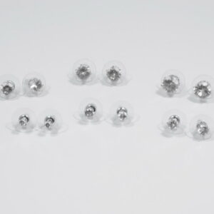 Set 6 párov minimalistickýh napichovacích náušníc N026-15