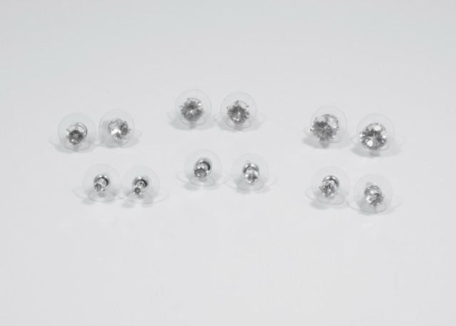 Set 6 párov minimalistickýh napichovacích náušníc N026-15