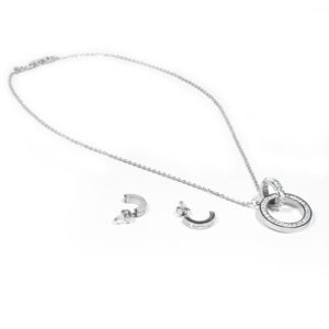 Oceľový set spojené kruhy S001-15