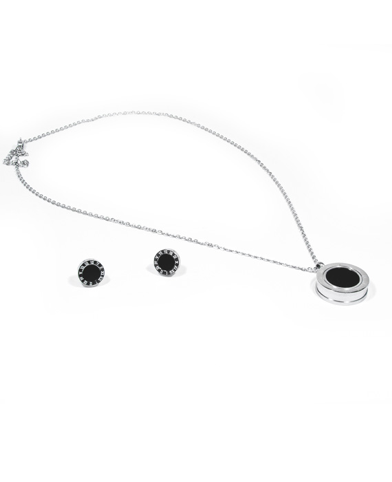 Oceľový set s kruhovým príveskom S014-15