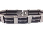 Pánsky náramok z chirurgickej ocele 23cm T014