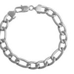Náramok z chirurgickej ocele 10mm FIGARO Dĺžka: 22cm T016