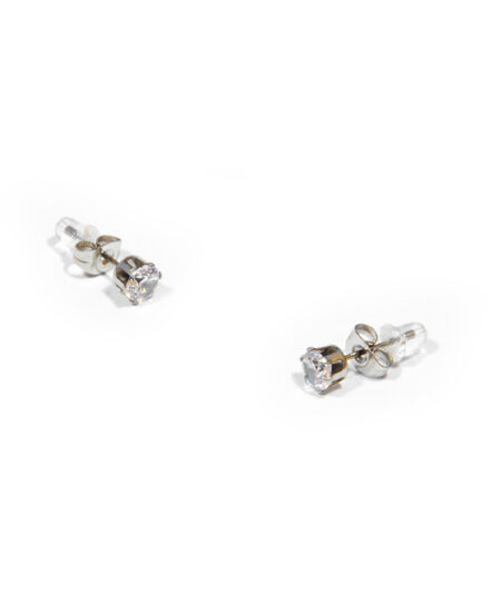 Napichovacie náušnice s 5 mm zirkónom X010 Napichovacie náušnice s 5 mm zirkónom X010
